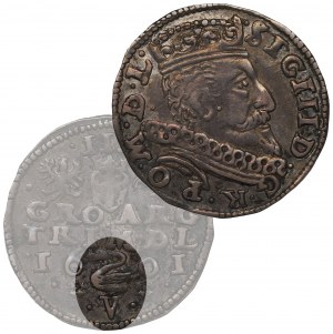 Sigismund III, 3 groschen 1601, Vilnius