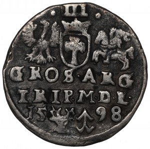 Sigismund III Vasa, 3 groschen 1598, Vilnius