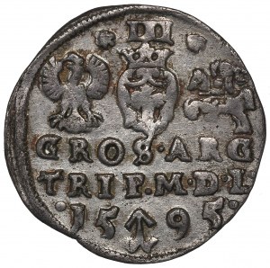 Sigismund III, 3 groschen 1595, Vilnius