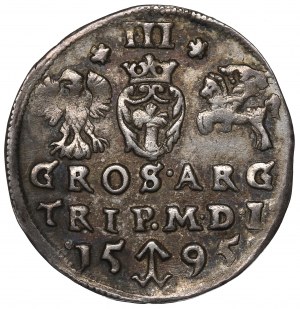 Sigismund III, 3 groschen 1595, Vilnius