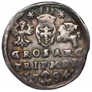 Sigismund III, 3 groschen 1594, Vilnius