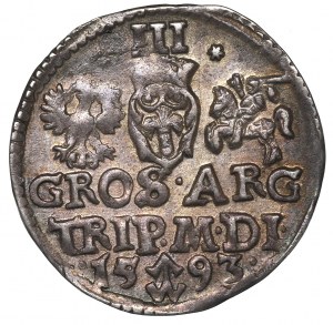 Sigismund III, 3 groschen 1593, Vilnius