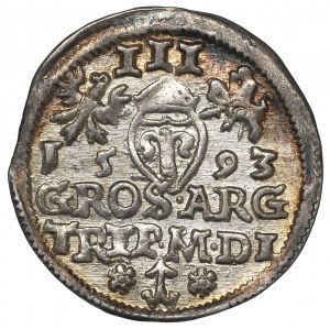 Sigismund III, 3 groschen 1593, Vilnius