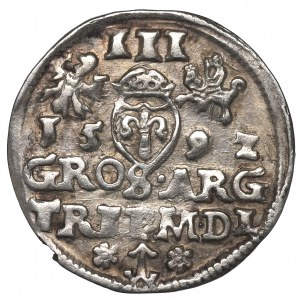 Sigismund III, 3 groschen 1592, Vilnius