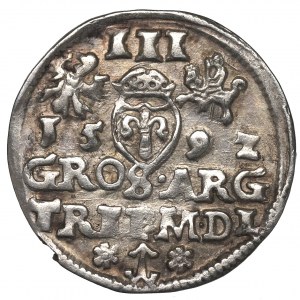 Sigismund III, 3 groschen 1592, Vilnius