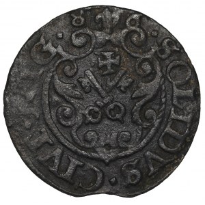 Stephan Bathory, Schilling 1586, Riga