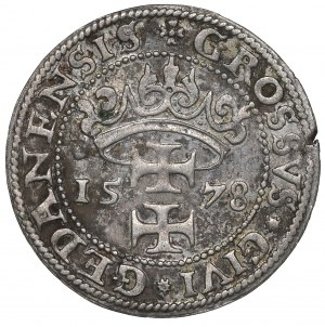 Stephan Bathory, Groschen 1578, Danzig