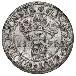 Stephan Bathory, Groschen 1578, Danzig