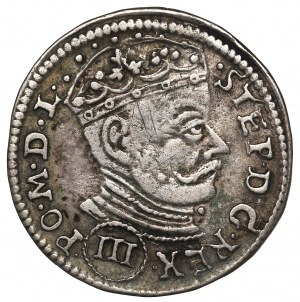 Stephan Bathory, 3 groschen 1580, Vilnius