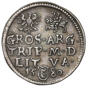 Stephan Bathory, 3 groschen 1580, Vilnius
