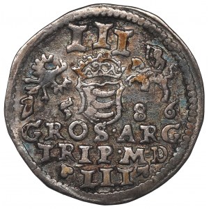 Stephan Bathory, 3 groschen 1586, Vilnius