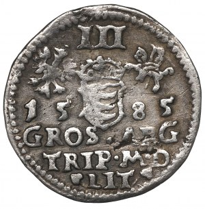Stephan Bathory, 3 groschen 1585, Vilnius