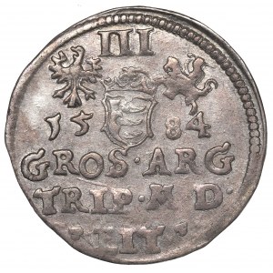 Stephan Bathory, 3 groschen 1584, Vilnius