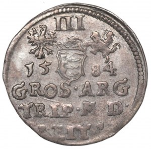 Stephan Bathory, 3 groschen 1584, Vilnius