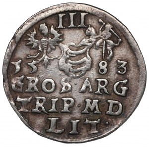 Stephan Bathory, 3 groschen 1583, Vilnius