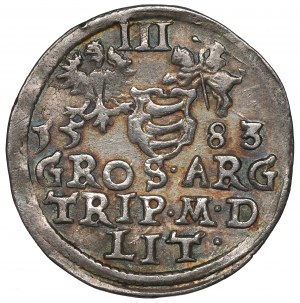 Stephan Bathory, 3 groschen 1583, Vilnius