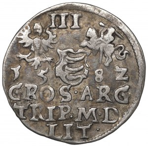 Stephan Bathory, 3 groschen 1582, Vilnius