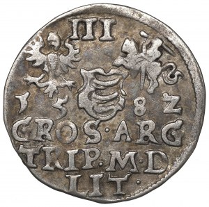 Stephan Bathory, 3 groschen 1582, Vilnius