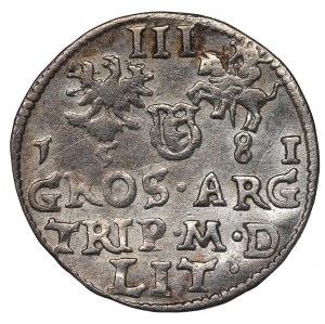 Stephan Bathory, 3 groschen 1581, Vilnius