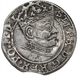 Stephen Bathory, Groschen 1581, Riga - full date