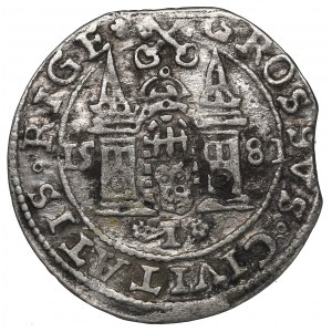 Stephen Bathory, Groschen 1581, Riga - full date