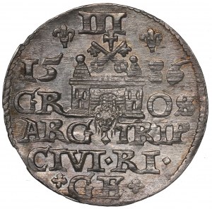 Stephen Bathory, 3 groschen 1586, Riga