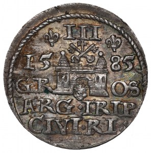 Stephan Bathory, 3 groschen 1585, Riga