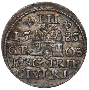 Stephan Bathory, 3 groschen 1585, Riga
