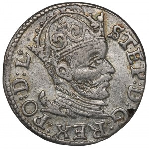 Stephan Bathory, 3 groschen 1584, Riga