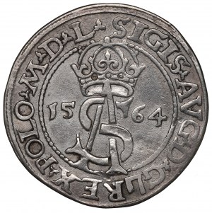 Sigismund II Augustus, 3 groschen 1564, Vilnius - L/L