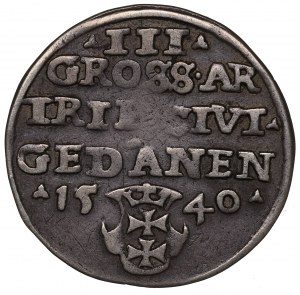 Sigismund I the Old, 3 groschen 1540, Danzig