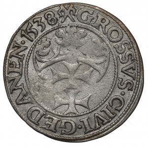 Sigismund I the Old, Groschen 1538, Danzig