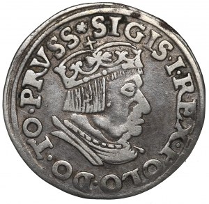 Sigismund I the Old, 3 groschen 1537, Danzig