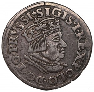 Sigismund I, 3 groschen 1536, Danzig