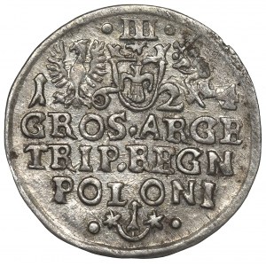 Sigismund III, 3 groschen 1624, Cracow
