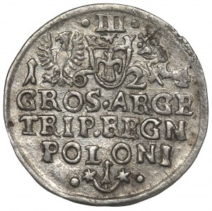 Sigismund III, 3 groschen 1624, Cracow