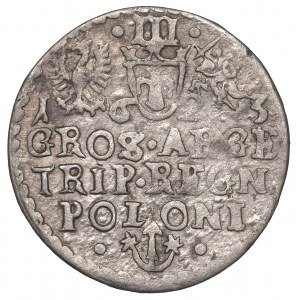 Zygmunt III Waza, Trojak 1623, Kraków - nieopisany