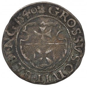 Sigismund I the Old, 1540 penny, Elblag - PRVSS