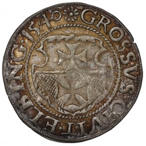 Sigismund I the Old, 1540 penny, Elblag - PRVSSI
