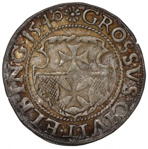 Sigismund I the Old, 1540 penny, Elblag - PRVSSI