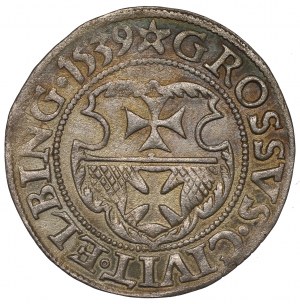 Sigismund I The Old, Groschen 1539, Elbing