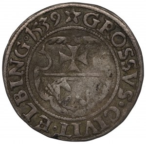 Sigismund I The Old, Groschen 1539, Elbing