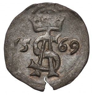 Sigismund II Augustus, 2 denarii 1569, Vilnius