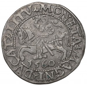 Sigismond II Auguste, demi-penny 1560, Vilnius - L/LITV
