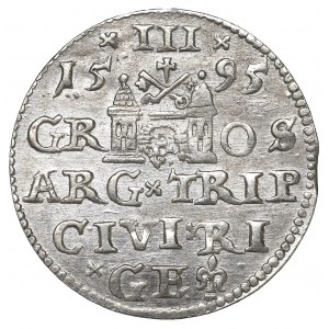 Sigismund III, 3 groschen 1595, Riga