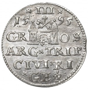 Sigismund III, 3 groschen 1595, Riga