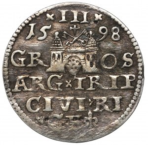 Sigismund III, 3 groschen 1598, Riga