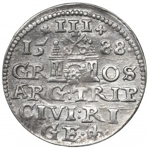 Sigismund III, 3 groschen 1588, Riga