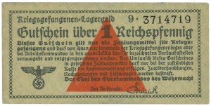 Universal camp voucher, 1 Reichspfennig
