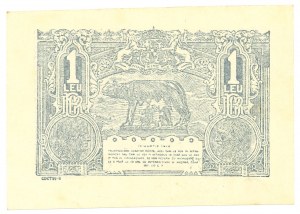 Romania, 1 Leu 1915